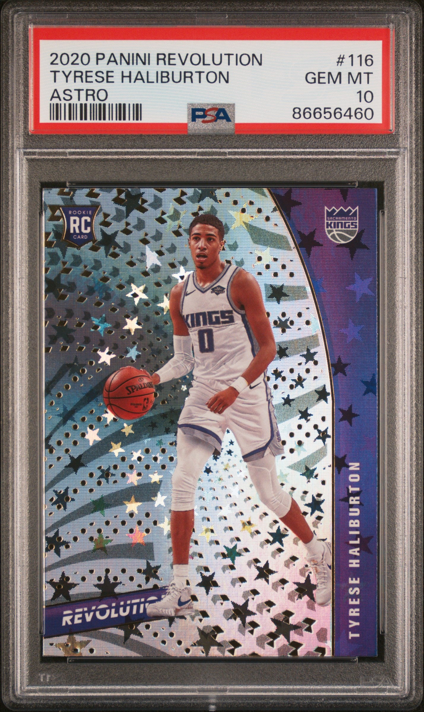 2020 Panini Revolution Tyrese Haliburton #116 Astro PSA 10