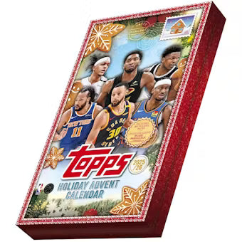 2025/26 Topps Holiday Basketball Countdown Calendar Box