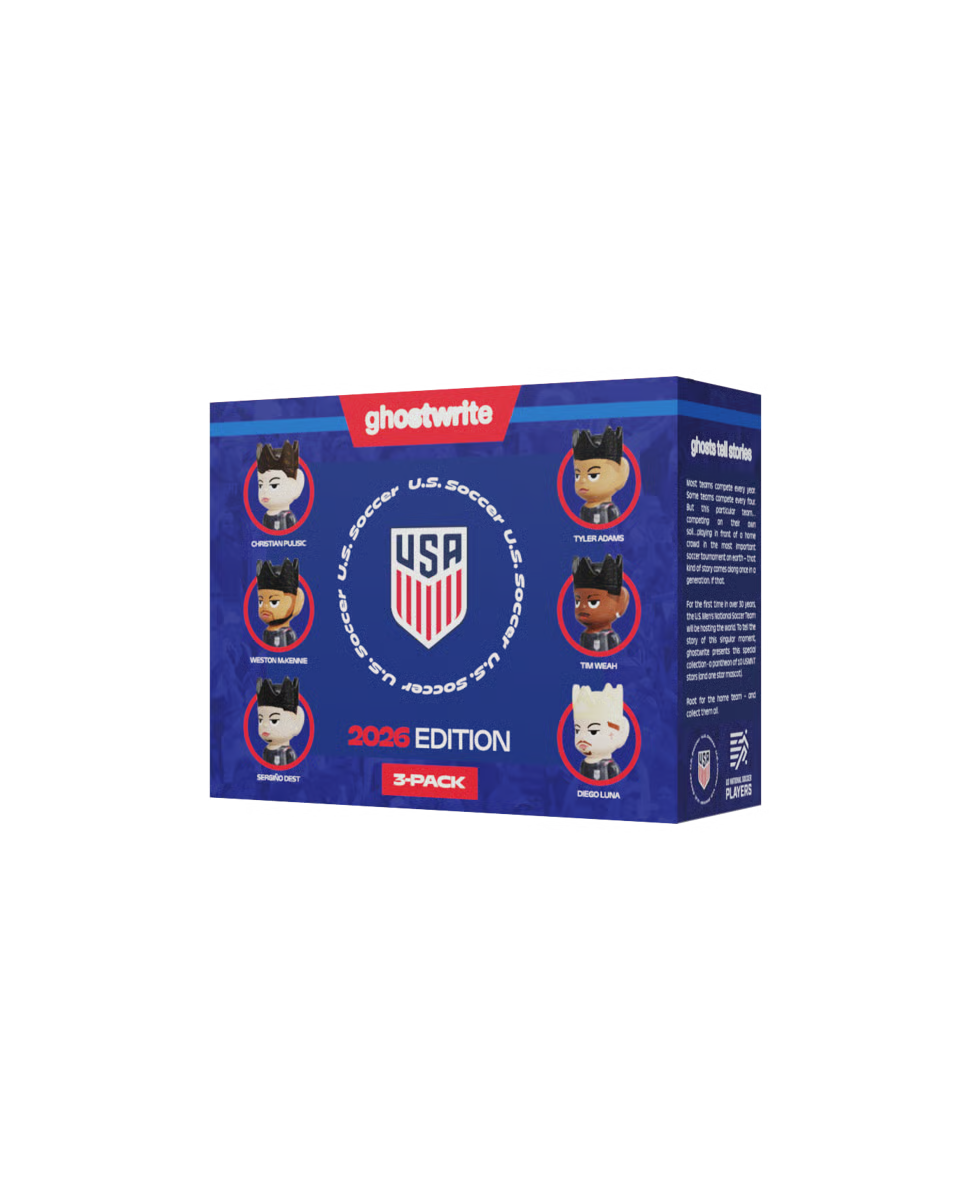 ghostwrite x USMNT "2026 Edition" 100% Blind Box, 3-pack