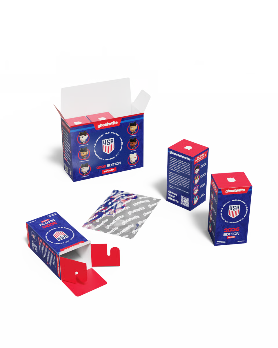 ghostwrite x USMNT "2026 Edition" 100% Blind Box, 3-pack