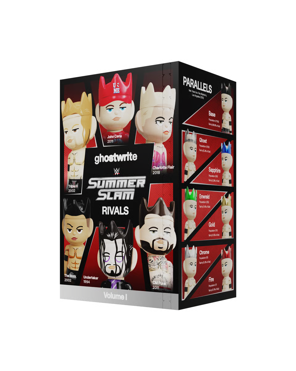 2026 ghostwrite x WWE "SummerSlam Rivals" 100% 12 Blind Box Case